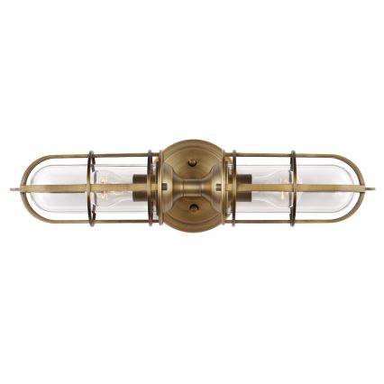 Feiss - Aplique de exterior URBAN 2xE27/60W/230V IP44 bronce