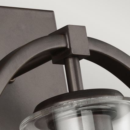 Feiss - Aplique MARLENA 1xE27/60W/230V antracita