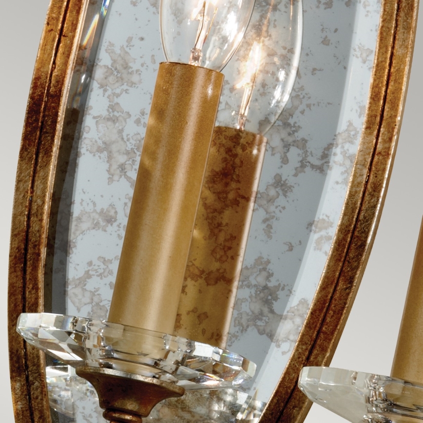 Feiss - Aplique VALENTINA 3xE14/60W/230V latón