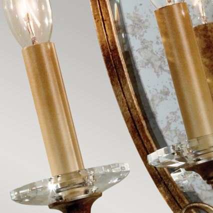 Feiss - Aplique VALENTINA 3xE14/60W/230V latón