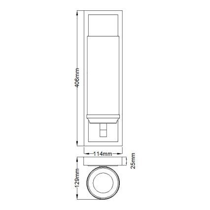 Feiss - Lámpara LED de pared para cuarto de baño AMALIA 1xG9/3,5W/230V IP44 cromo brillante