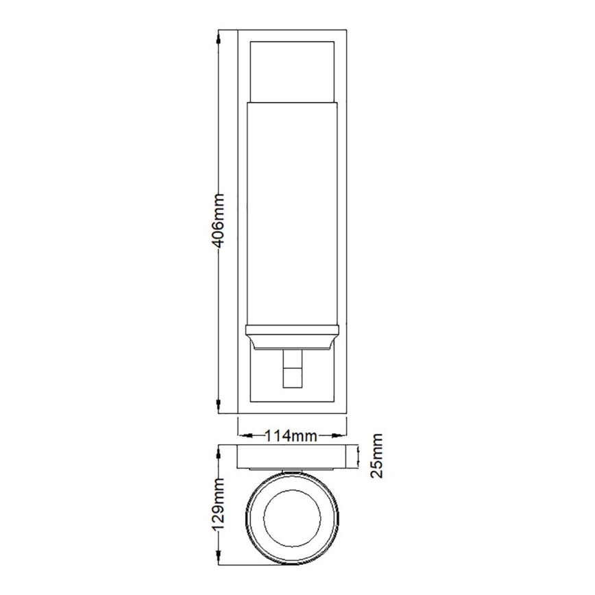 Feiss - Lámpara LED de pared para cuarto de baño AMALIA 1xG9/3,5W/230V IP44 cromo brillante