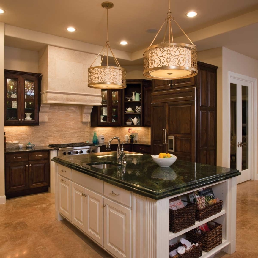 Feiss - Lámpara de techo con varilla ARABESQUE 4xE27/60W/230V dorada