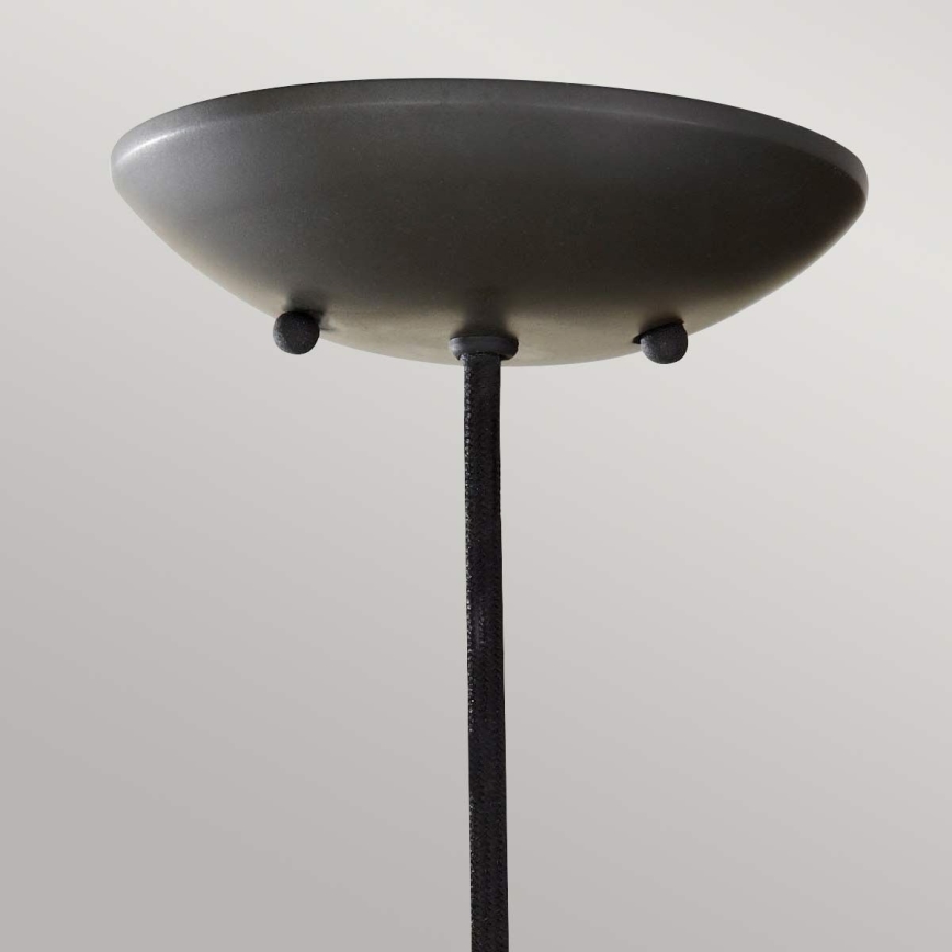 Feiss - Lámpara colgante BESO con cable 1xE27/60W/230V Ø 17,9 cm negro/cobre