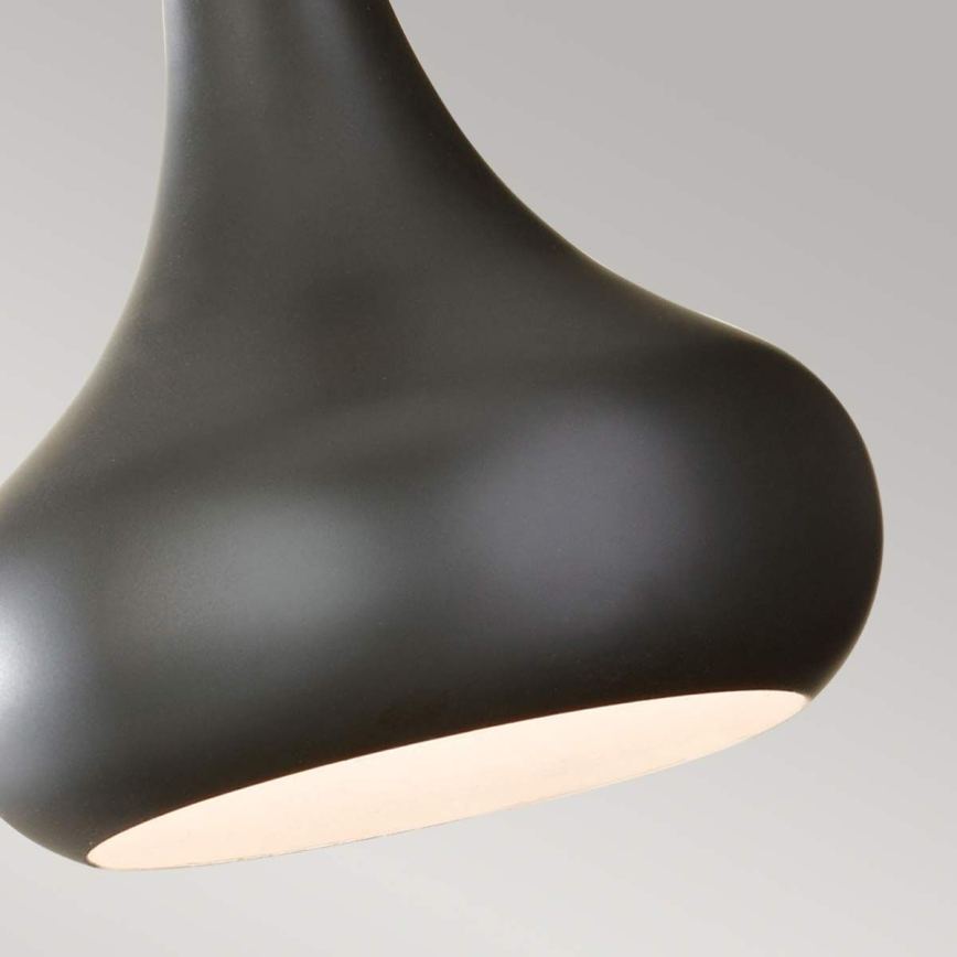 Feiss - Lámpara colgante BESO con cable 1xE27/60W/230V Ø 17,9 cm negro/cobre