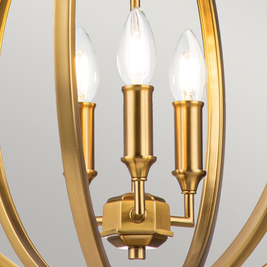 Feiss - Lámpara colgante con cadena CORINNE 3xE14/60W/230V