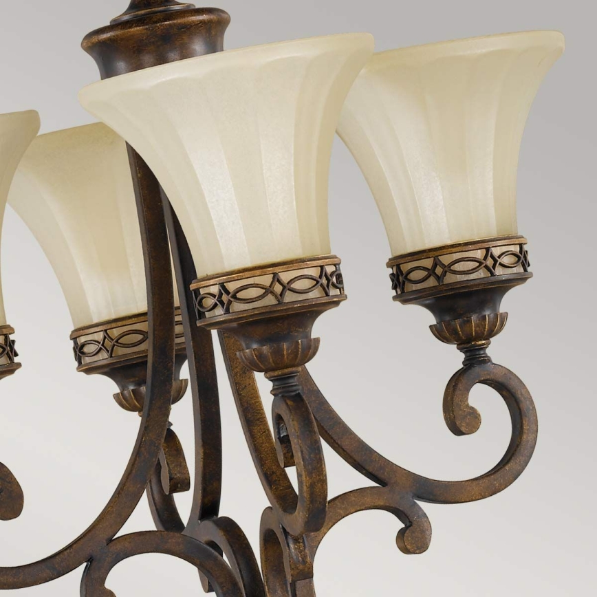 Feiss - Lámpara colgante con cadena DRAWING ROOM 4xE27/60W/230V