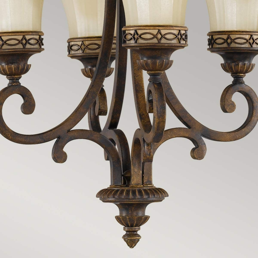 Feiss - Lámpara colgante con cadena DRAWING ROOM 4xE27/60W/230V