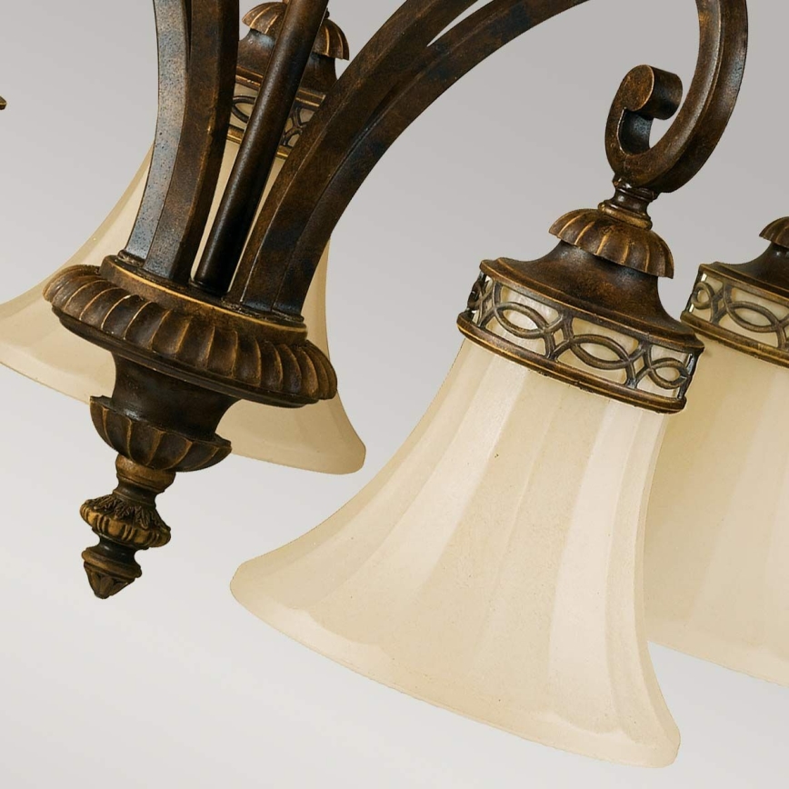Feiss - Lámpara colgante con cadena DRAWING ROOM 5xE27/60W/230V