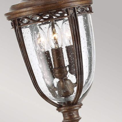 Feiss - Lámpara de exterior ENGLISH BRIDLE 3xE14/60W/230V IP44