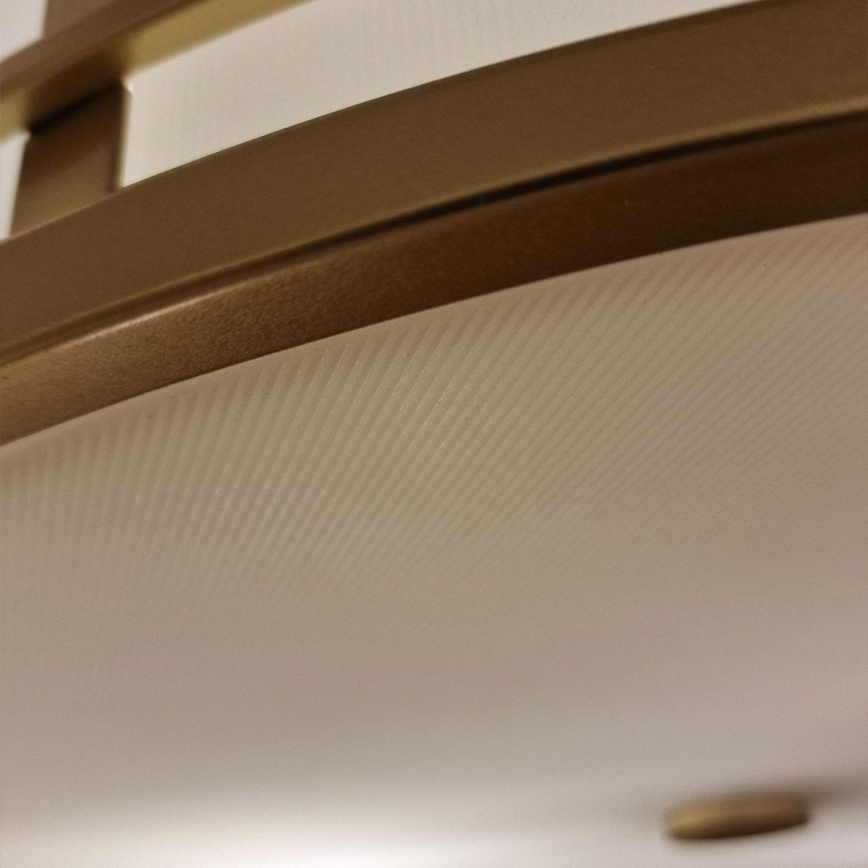 Feiss - Lámpara de techo con varilla FUSION 3xE27/40W/230V dorada