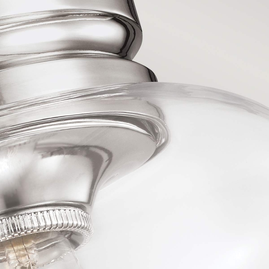 Feiss - Lámpara de techo HOUNSLOW 1xE27/60W/230V cromo brillante