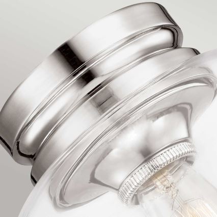 Feiss - Lámpara de techo HOUNSLOW 1xE27/60W/230V cromo brillante