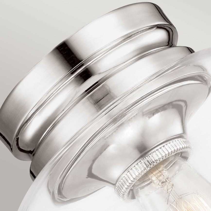 Feiss - Lámpara de techo HOUNSLOW 1xE27/60W/230V cromo brillante