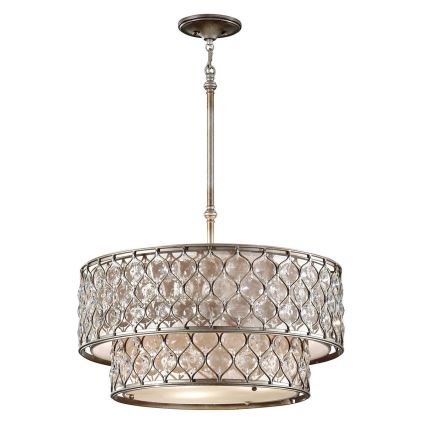 Feiss - Lámpara colgante LUCIA 6xE27/60W/230V