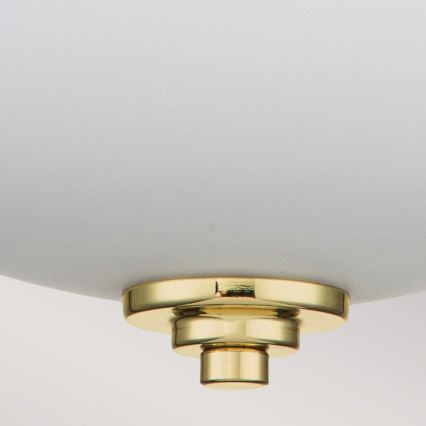 Feiss - Lámpara de techo para baño MALIBU 2xE27/60W/230V IP44, acabado dorado