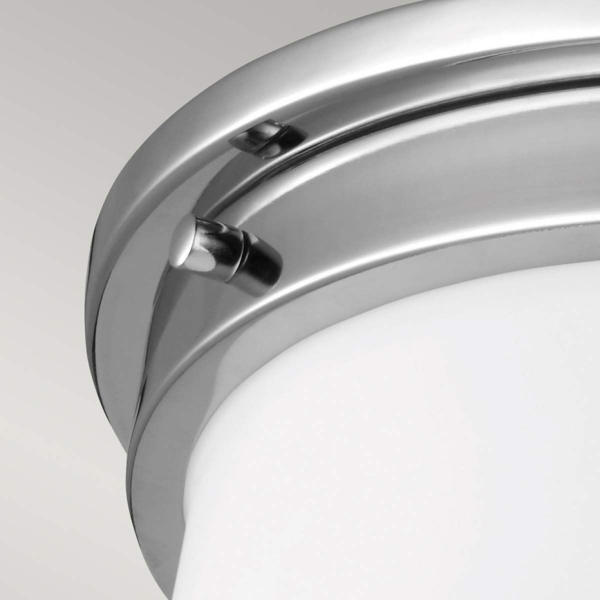 Feiss - Lámpara de techo para baño PAYNE 2xE27/60W/230V IP44 cromo mate