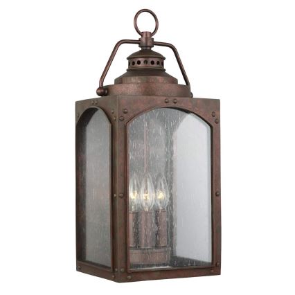 Feiss - Aplique de exterior RANDHURST 3xE14/40W/230V IP44