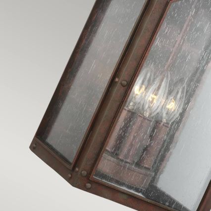 Feiss - Aplique de exterior RANDHURST 3xE14/40W/230V IP44