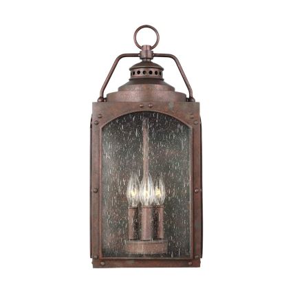 Feiss - Aplique de exterior RANDHURST 3xE14/40W/230V IP44