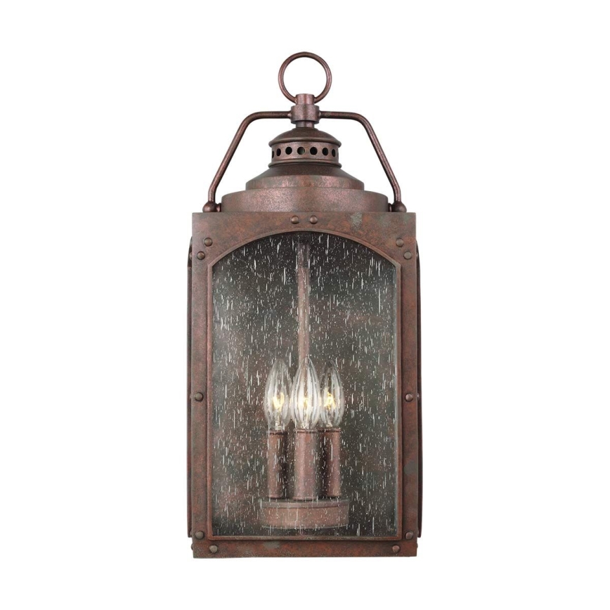 Feiss - Aplique de exterior RANDHURST 3xE14/40W/230V IP44