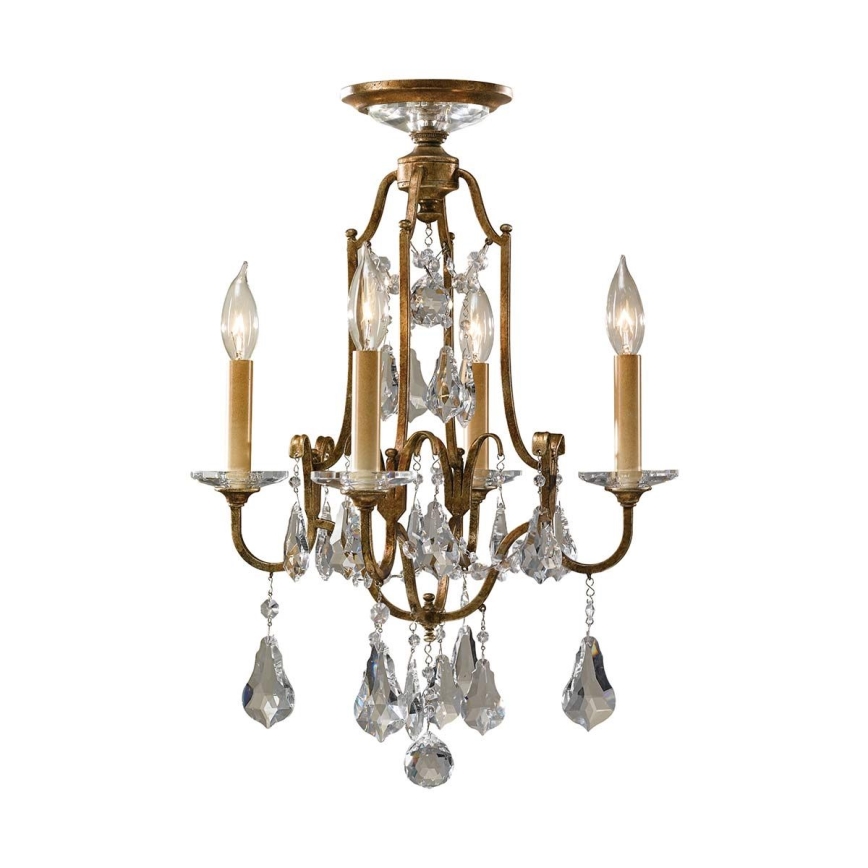 Feiss - Lámpara colgante con cadena VALENTINA 4xE14/60W/230V