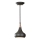 Feiss - Lámpara colgante BESO con cable 1xE27/60W/230V Ø 17,9 cm negro/cobre