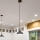 Feiss - Lámpara colgante BESO, suspensión por cable, 1xE27/60W/230V, Ø 25,4 cm, negro/cobre