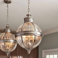 Feiss - Lámpara colgante con cadena ADAMS 3xE14/60W/230V bronce