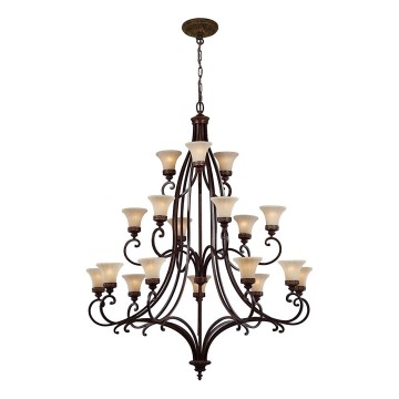 Feiss - Lámpara colgante con cadena DRAWING ROOM 18xE27/60W/230V
