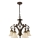 Feiss - Lámpara colgante con cadena DRAWING ROOM 5xE27/60W/230V
