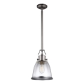 Feiss - Lámpara colgante HOBSON 1xE27/60W/230V plata