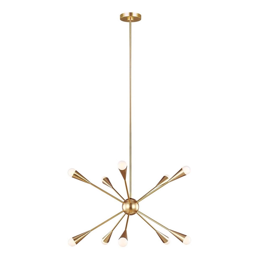 Feiss - Lámpara colgante LED JAX 10xG9/3W/230V dorado