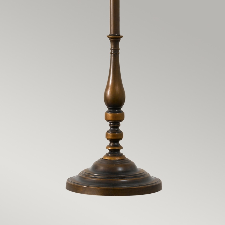 Feiss - Lámpara de pie LINCOLNDALE 1xE27/60W/230V bronce/beige