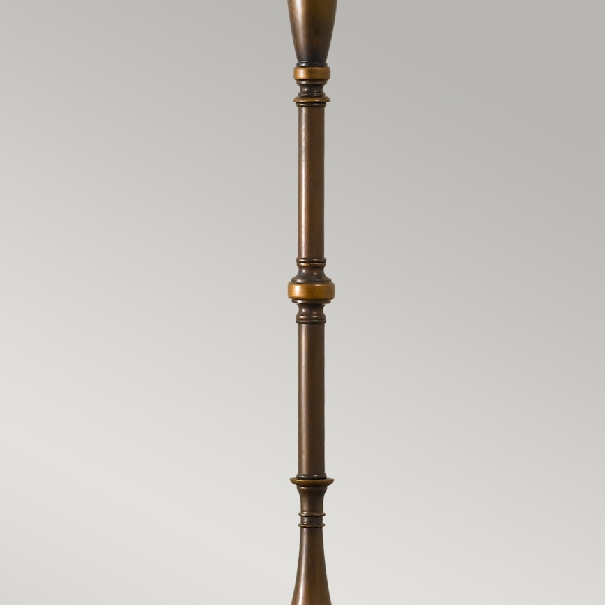 Feiss - Lámpara de pie LINCOLNDALE 1xE27/60W/230V bronce/beige