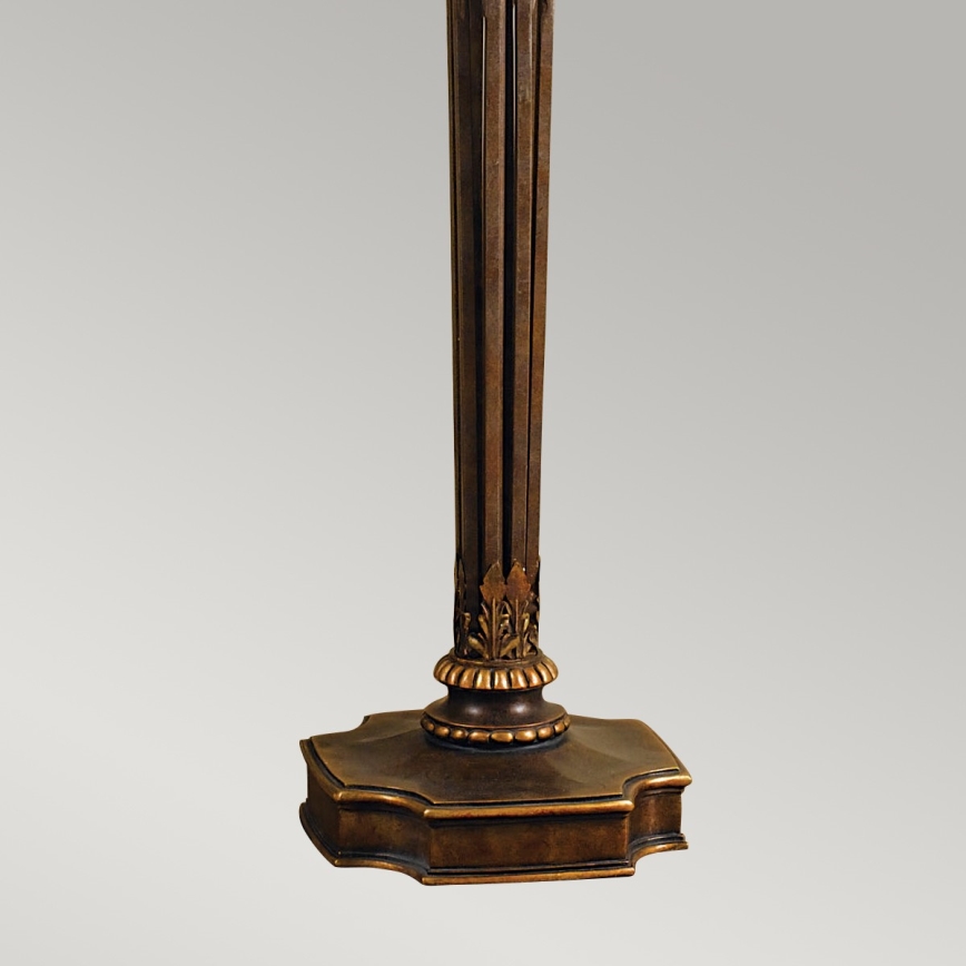 Feiss - Lámpara de pie OPERA 1xE27/100W/230V bronce/beige