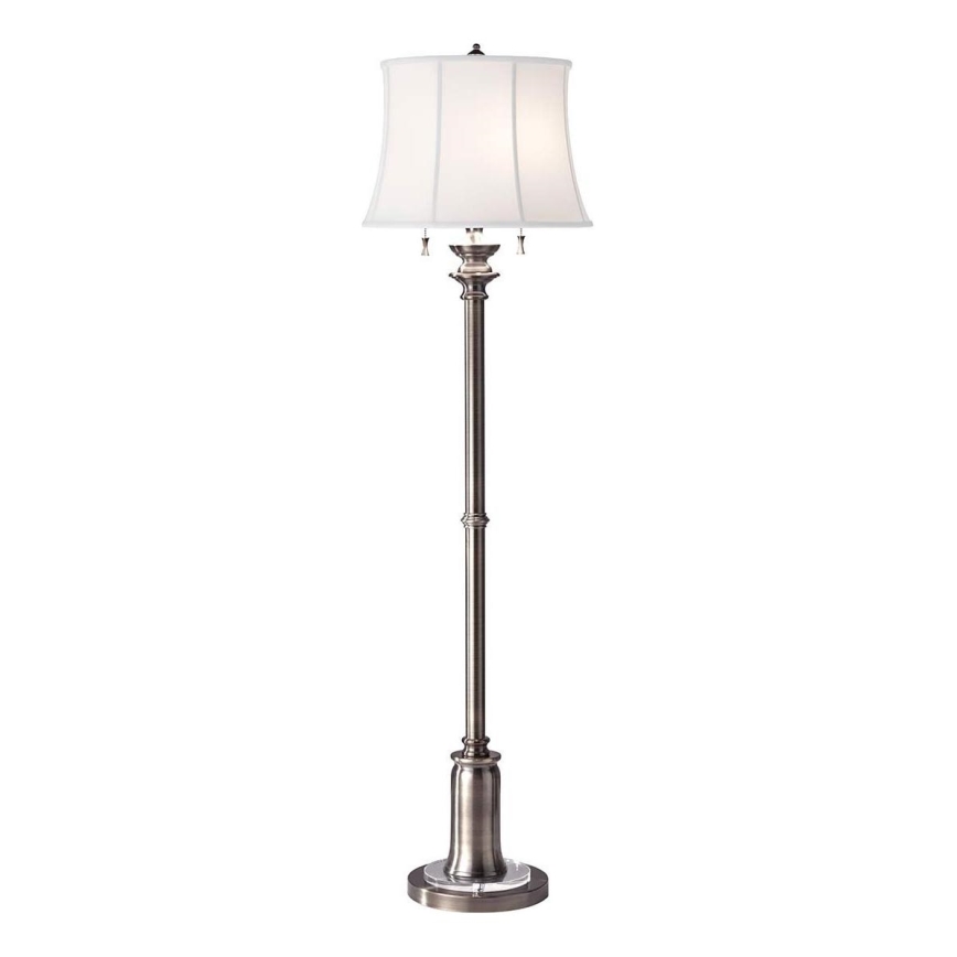 Feiss - Lámpara de pie STATEROOM 2xE27/60W/230V plata