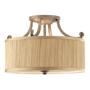 Feiss - Lámpara de techo ABBEY 3xE27/100W/230V beige