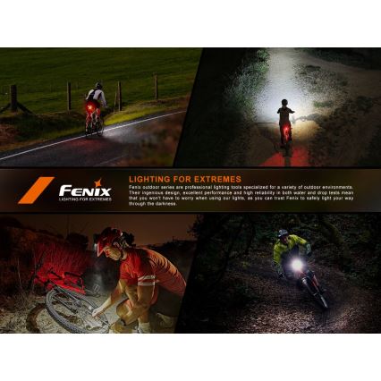 Fenix BC06R - LED Luz de bicicleta regulable y recargable LED/USB IP66 90 lm 24,5 h 560 mAh