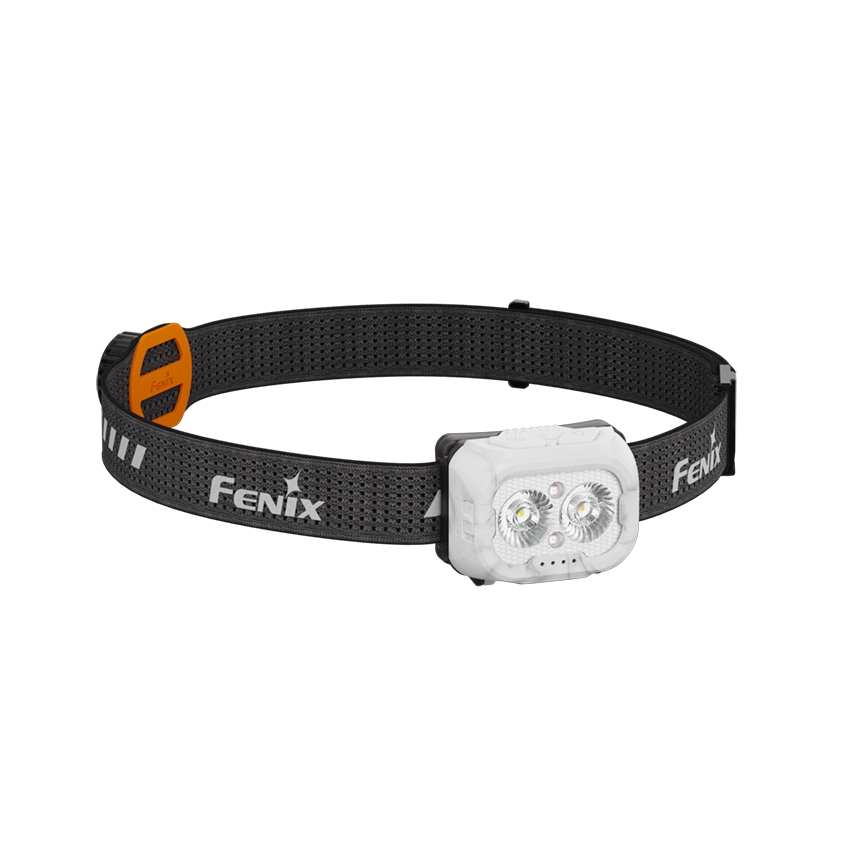 Fenix HL18RTV20WHT - Linterna frontal LED recargable y regulable LED/USB IP66 800 brillante 160 h blanco/negro