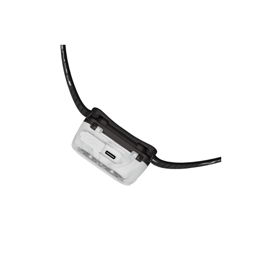 Fenix HL18RTV20WHT - Linterna frontal LED recargable y regulable LED/USB IP66 800 brillante 160 h blanco/negro