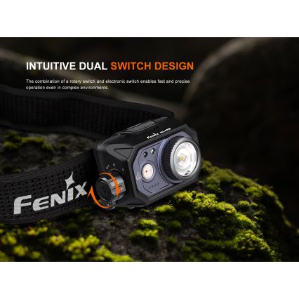 Fenix HL45R - Linterna frontal de enfoque recargable y regulable LED/USB IP66