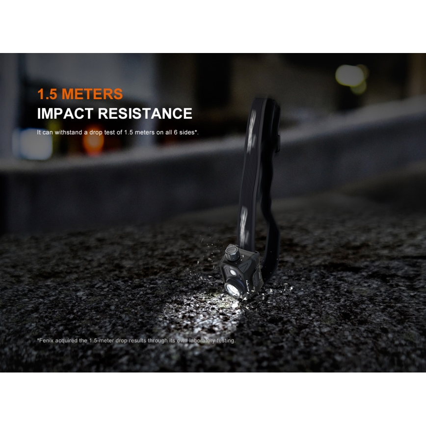 Fenix HL45R - Linterna frontal de enfoque recargable y regulable LED/USB IP66