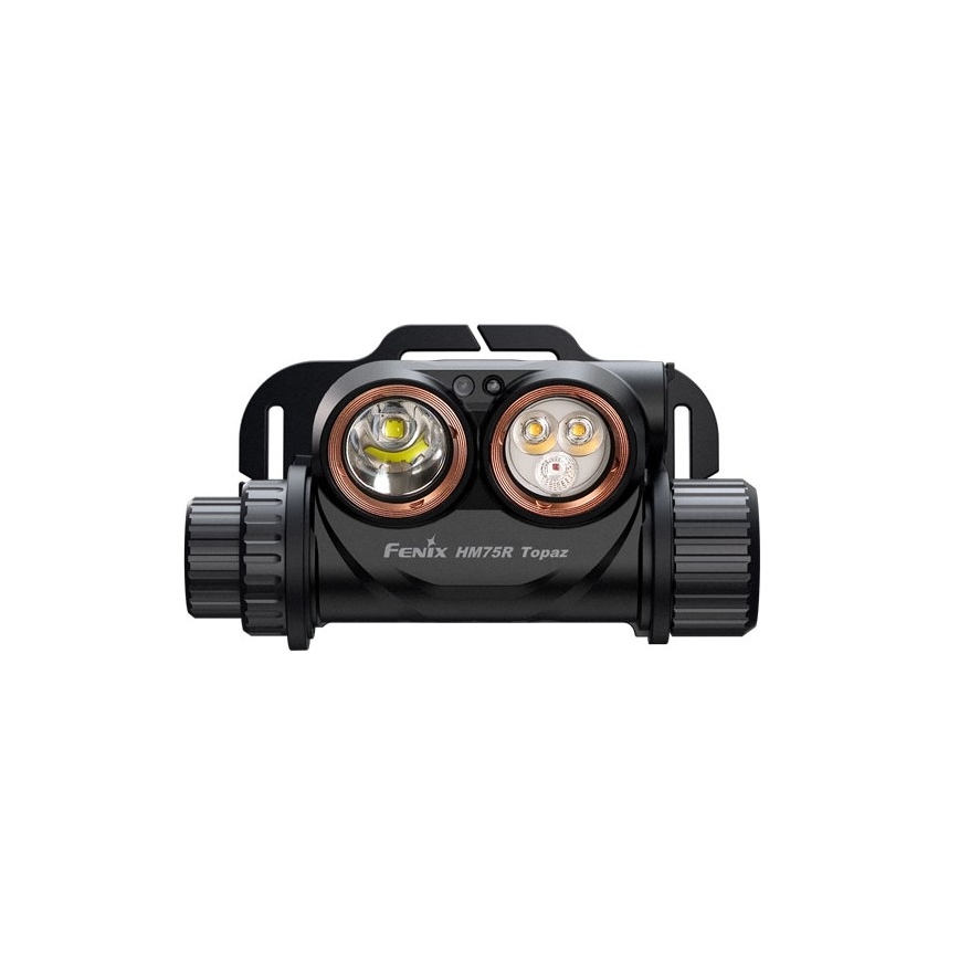 Fenix HM75RTOPAZ - Linterna frontal LED recargable regulable LED/USB IP68 1600 lúmenes 210 h 4000 mAh