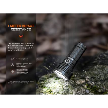 Fenix LR40RV20 - Linterna recargable LED LED/USB IP68 15000 lúmenes 177 h 5000 mAh