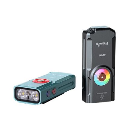 Fenix ​​E06RTKS - Linterna LED recargable y regulable UV LED/USB IP66 700 lm 60 h 750 mAh turquesa