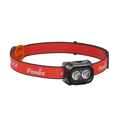 Fenix ​​HL18RTV20BLC - Linterna frontal LED recargable y regulable LED/USB/3xAAA IP66 800 lm 160 h 1900 mAh negro/naranja