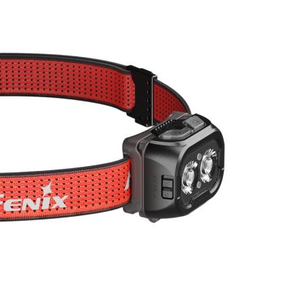 Fenix ​​HL18RTV20BLC - Linterna frontal LED recargable y regulable LED/USB/3xAAA IP66 800 lm 160 h 1900 mAh negro/naranja