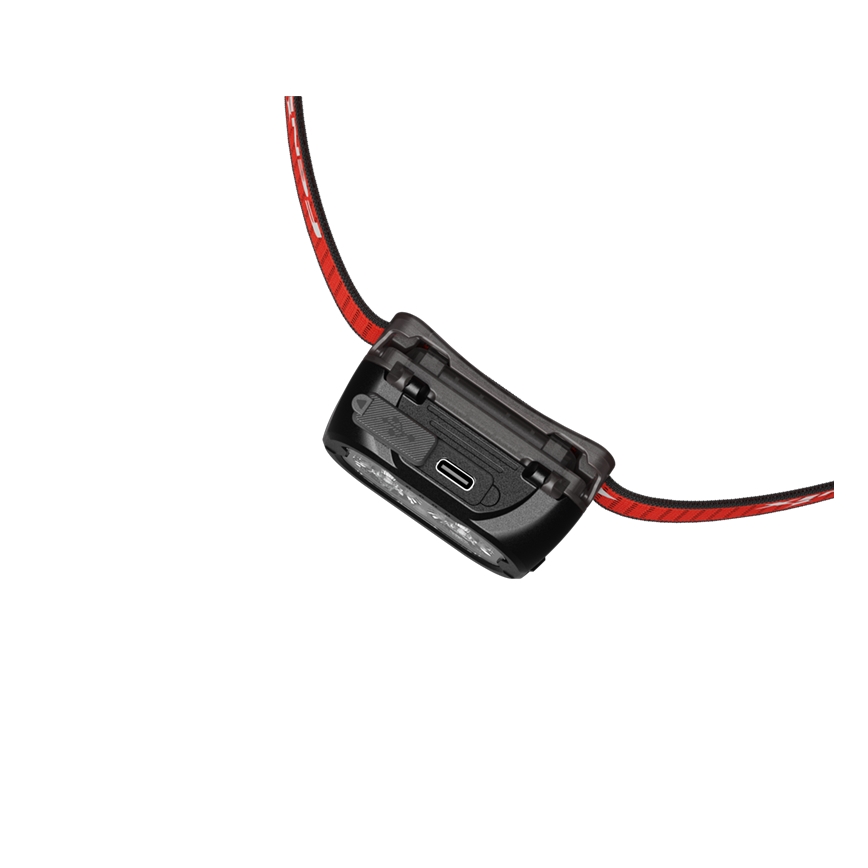 Fenix ​​HL18RTV20BLC - Linterna frontal LED recargable y regulable LED/USB/3xAAA IP66 800 lm 160 h 1900 mAh negro/naranja