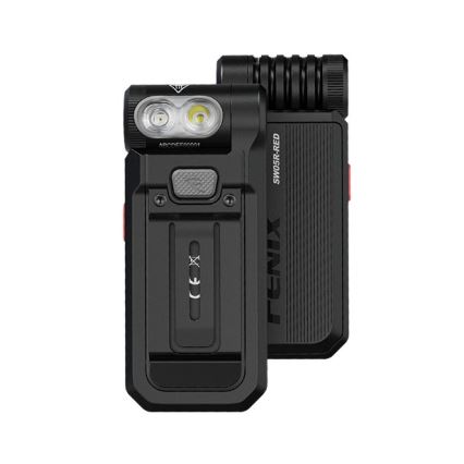 Fenix ​​SW05RREDBLC - Linterna LED recargable y regulable LED/USB IPX6 150 lm 49 h 700 mAh negro
